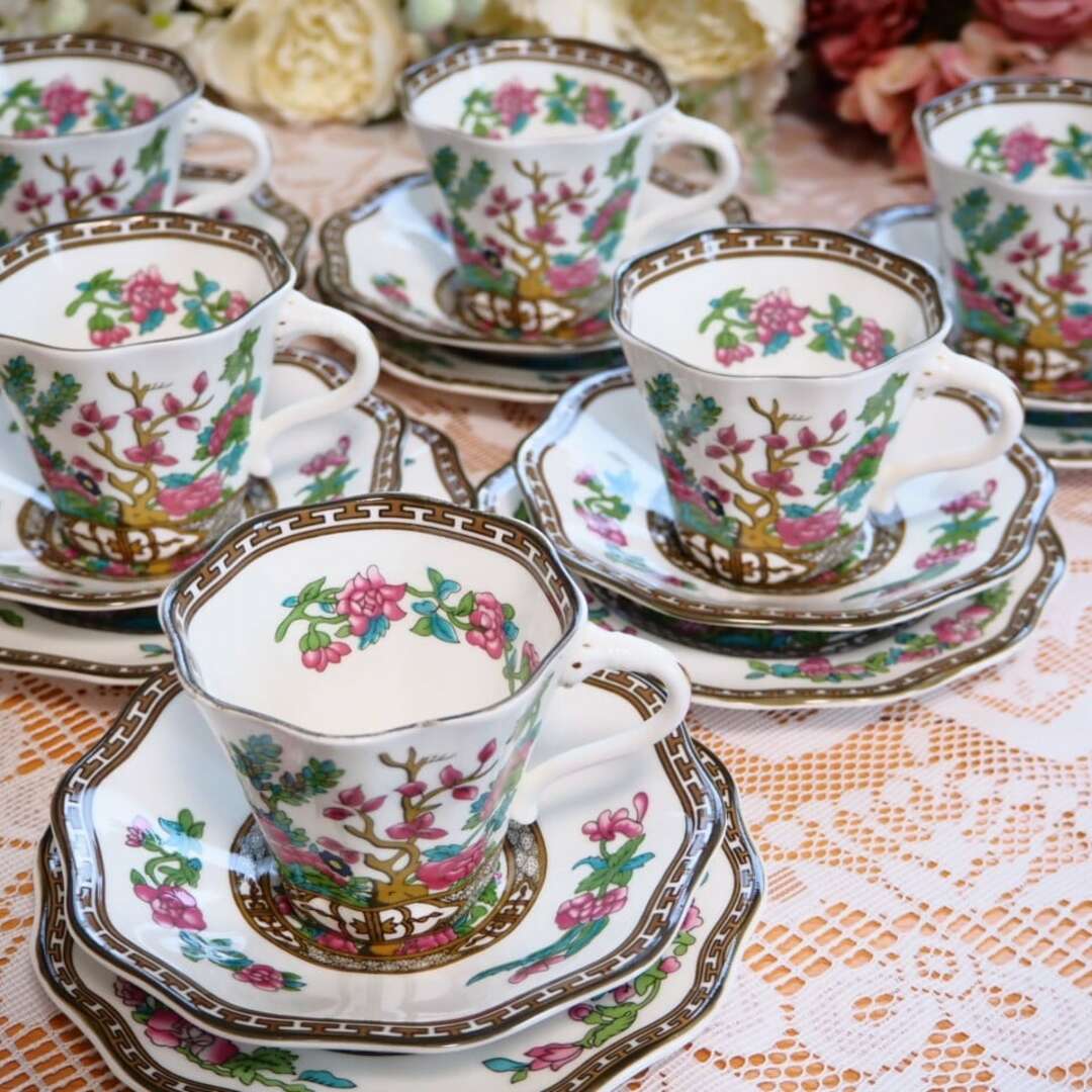 希少 コールポート インディアンツリー カラード ミニチュア ティー