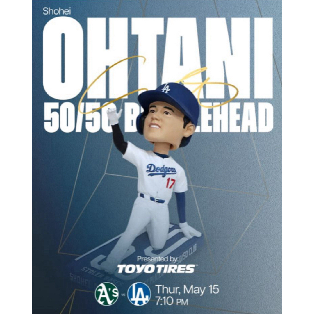 大谷翔平 50/50 バブルヘッド 来場者限定 スタジアム配布 インサイダー付