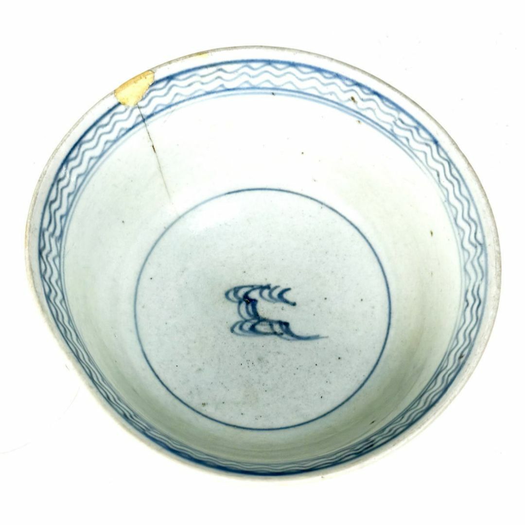 中国古美術 中国古陶磁器 明朝明代末期 古赤絵 天啓赤絵『魁』字 花図