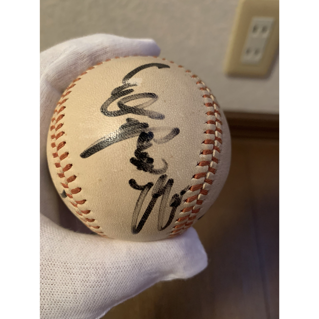 巨人寄せ書き直筆サインボール（長嶋、王、堀内、高田）