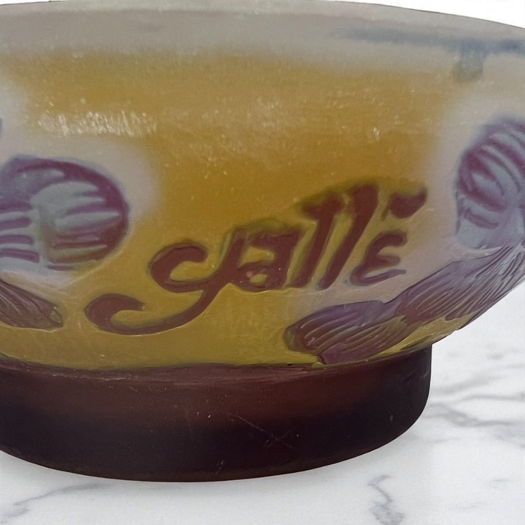 ◇証明書付◇EmileGalleエミールガレ ボンボニエール 小鉢 カメオ彫