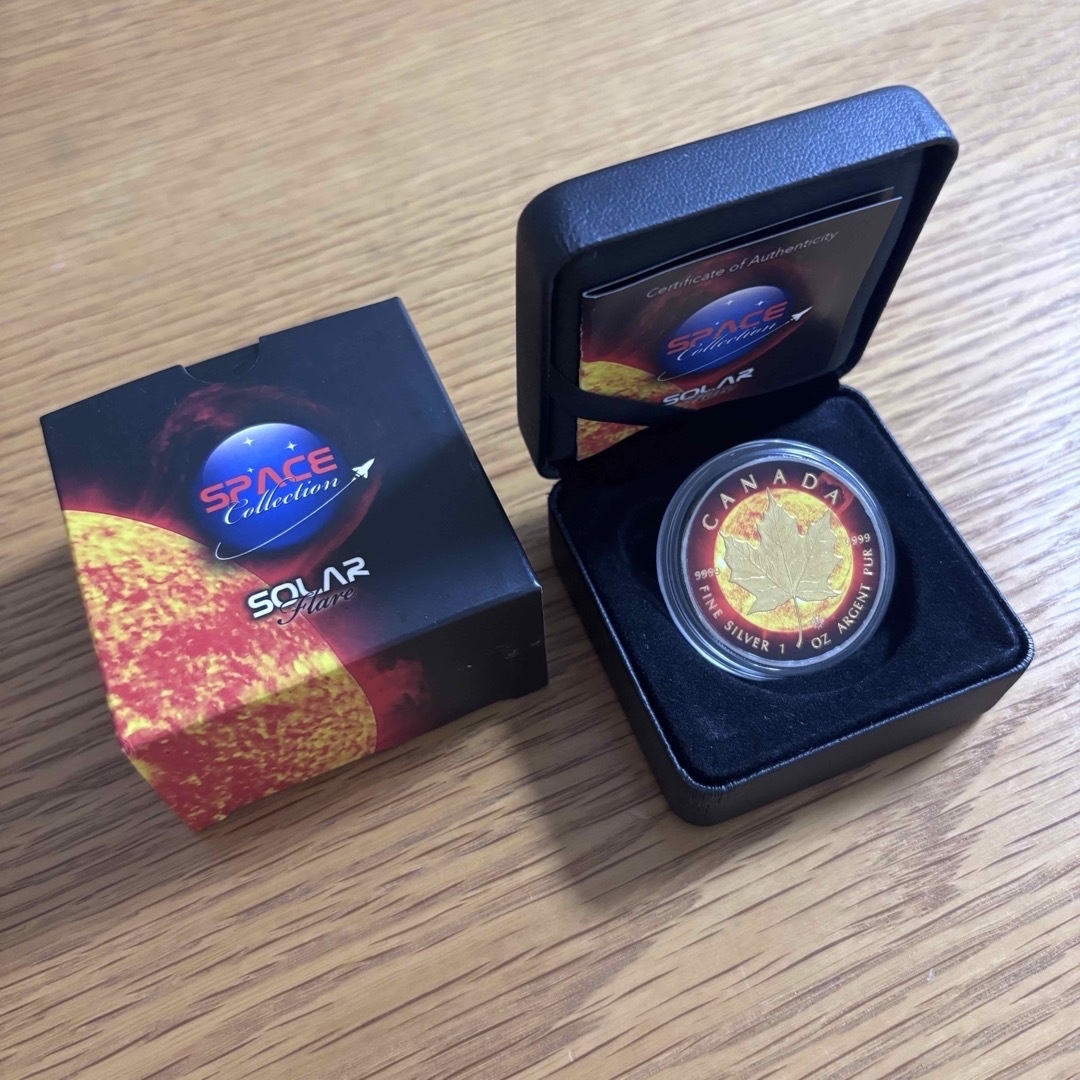 メイプル銀貨】 スペースコレクション ソーラーフレア2015