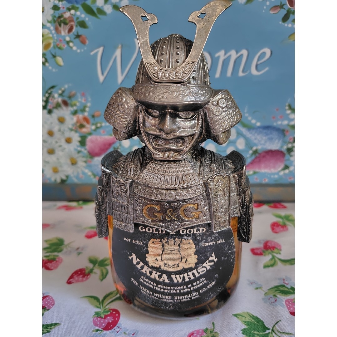 貴重 金属製 NIKKA WHISKY ニッカウヰスキー 鎧 兜 侍 将軍の通販 by