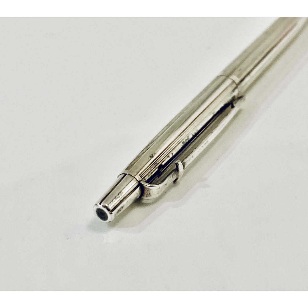 スイス製◇カランダッシュ 高級ボールペン エペ シズレ 銀張 1980s