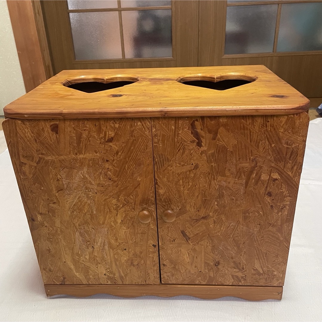 アメリカンカントリー家具 カントリーハートダストBOX ゴミ箱