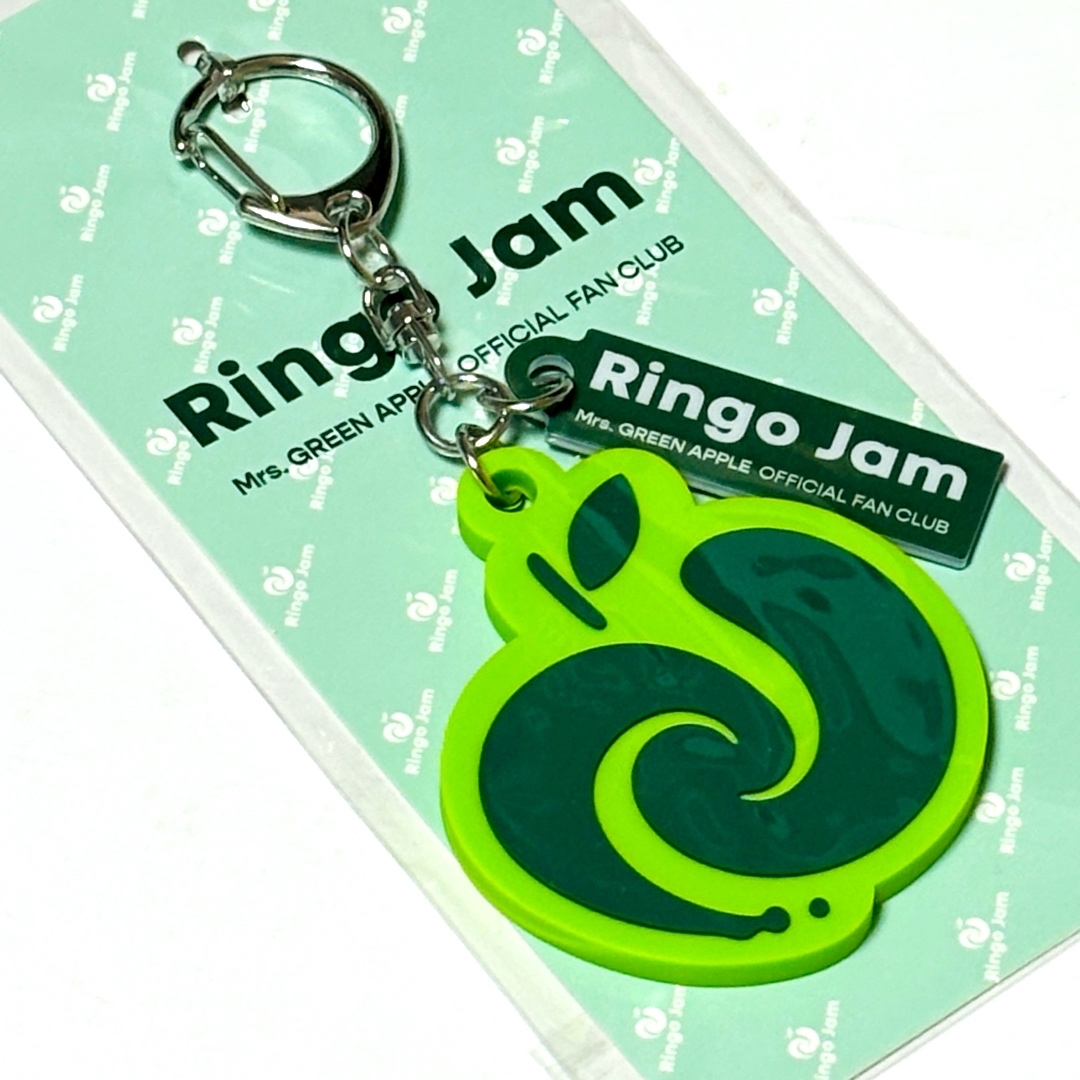 Mrs. GREEN APPLE Ringo Jam ラバーキーホルダーの通販 by ピンク