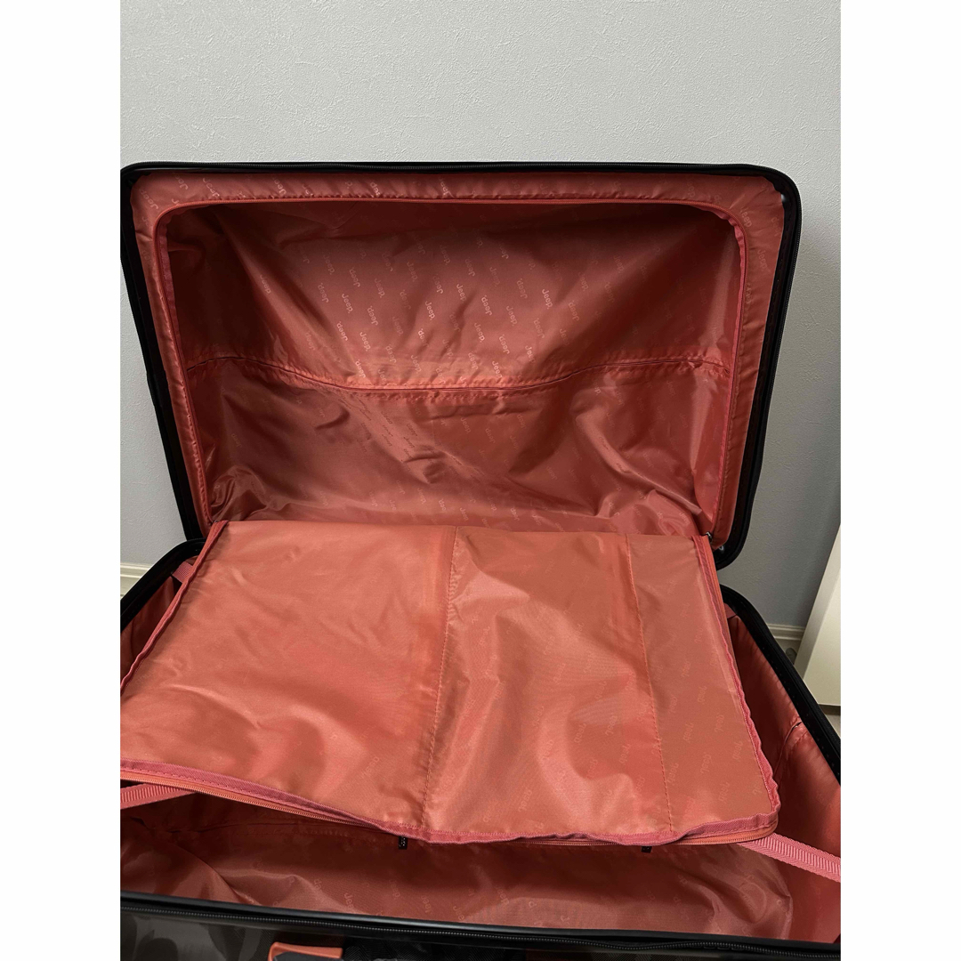 Jeep 正規限定モデル・ブラック×オレンジ スーツケース