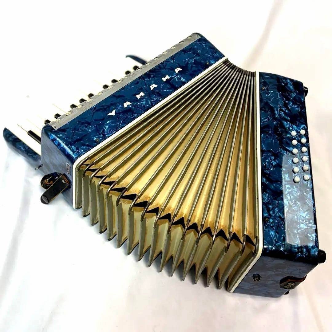 YAMAHA ヤマハ アコーディオン T-25B 25鍵盤 ブルー 全鍵盤出音 YAMAHA