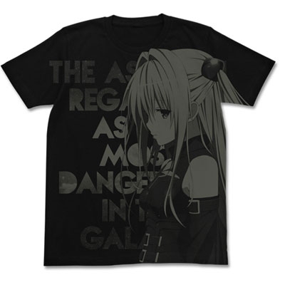 ToLOVEるダークネス 金色の闇オールプリントTシャツ/BLACK-XL : COSPA
