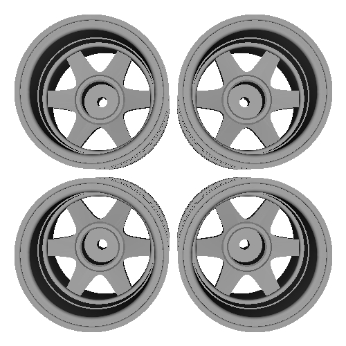 ミニッツ4×4 ワイルドミニ四駆タイヤ用ホイール 6S - DMM.make