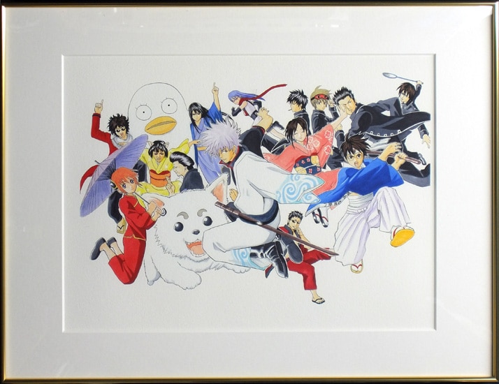 銀魂 複製原画 額縁入り Amazon.co.jp: 銀魂 大銀魂展 複製原稿 複製