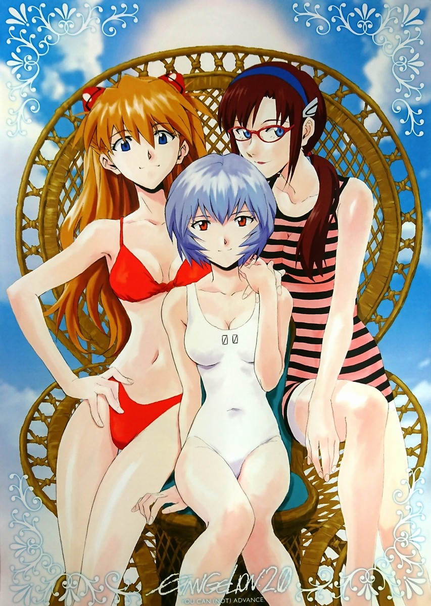 激レア】PSA10 鑑定済み エヴァンゲリオン アスカ レイ マリ 水着 カード