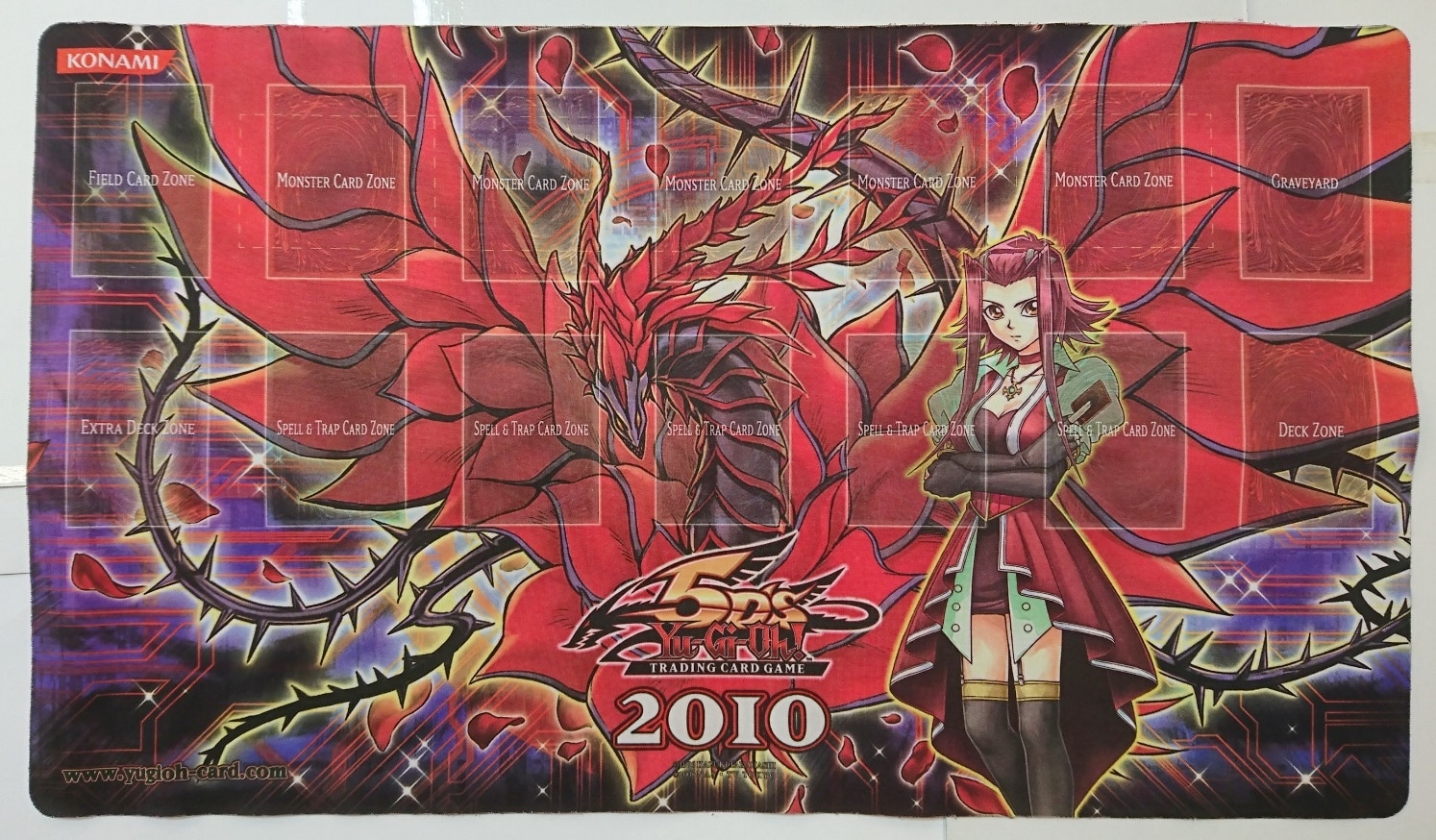 ブラックローズドラゴン プレイマット 韓国 世界24枚 未使用 プレイ