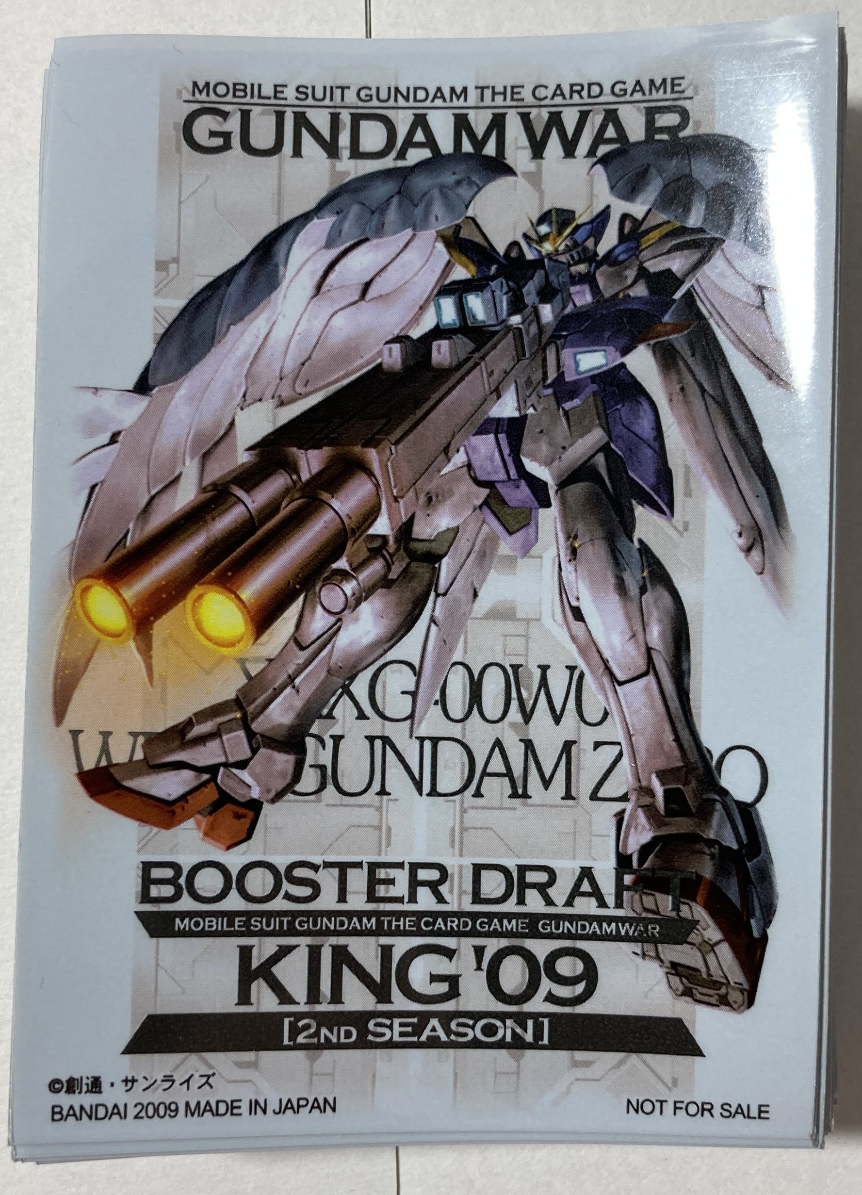 ウイングガンダムゼロ ガンダムウォー大会優勝スリーブ 60枚 ウイング