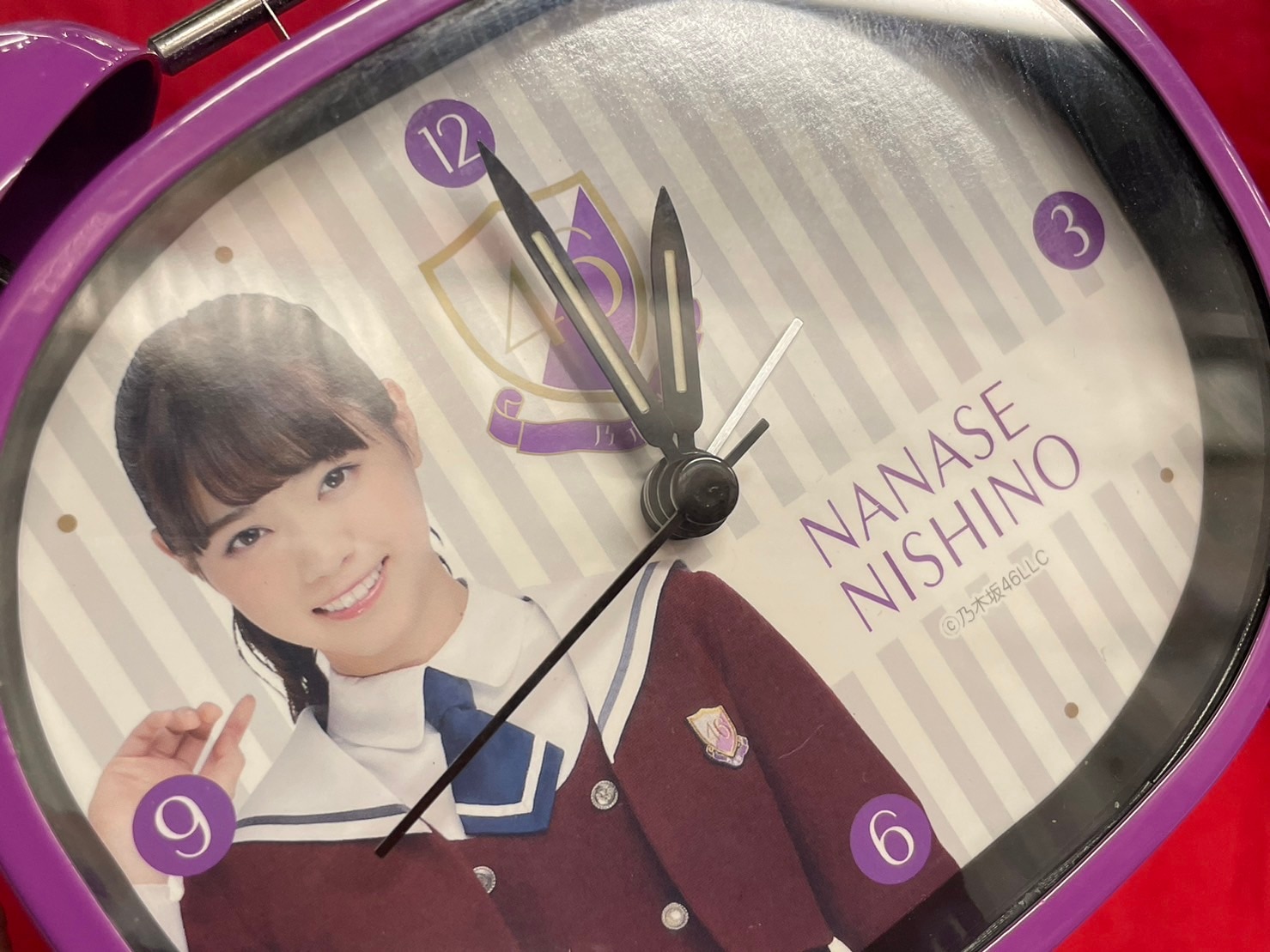 乃木坂46 目覚まし時計 西野七瀬 乃木坂46 西野七瀬 初期 目覚まし時計