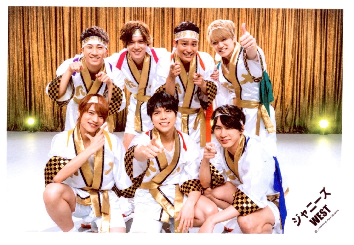 ジャニーズWEST WEST . 公式写真 集合 混合 WEST. ジャニーズWEST 公式