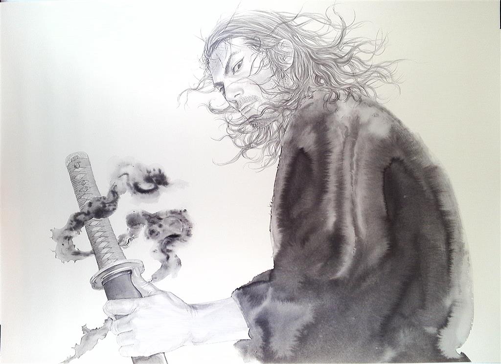 バガボンド宮本武蔵B1ポスター井上雄彦最後のマンガ展