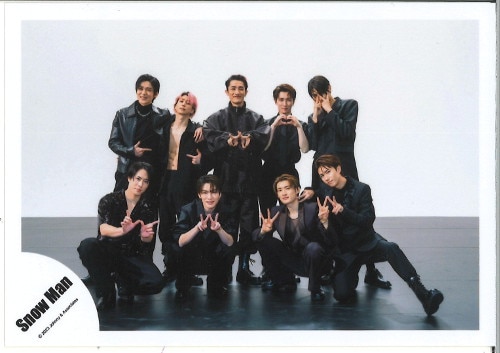 Snow Man 9人 全員 集合 公式写真 オフショ 組み合わせ 【公式通販】