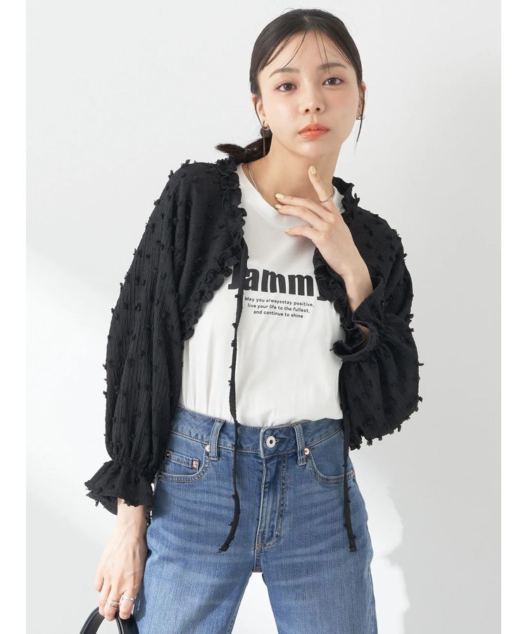 ふくれジャガードボレロ/earth music&ecology（アース ミュージック