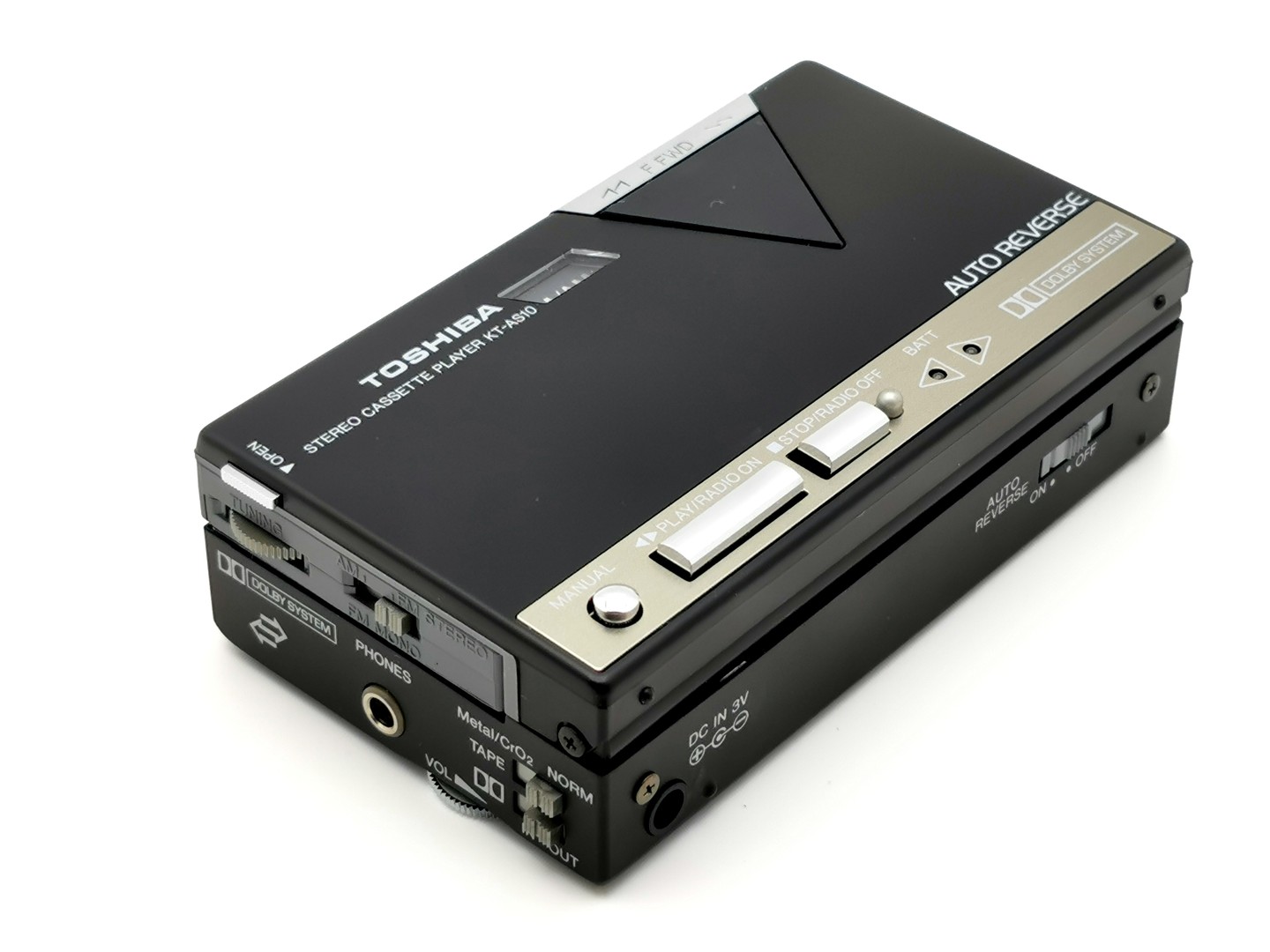 ジャンク品】東芝Walky KT-AS10カセットプレーヤー 東芝 ポータブル