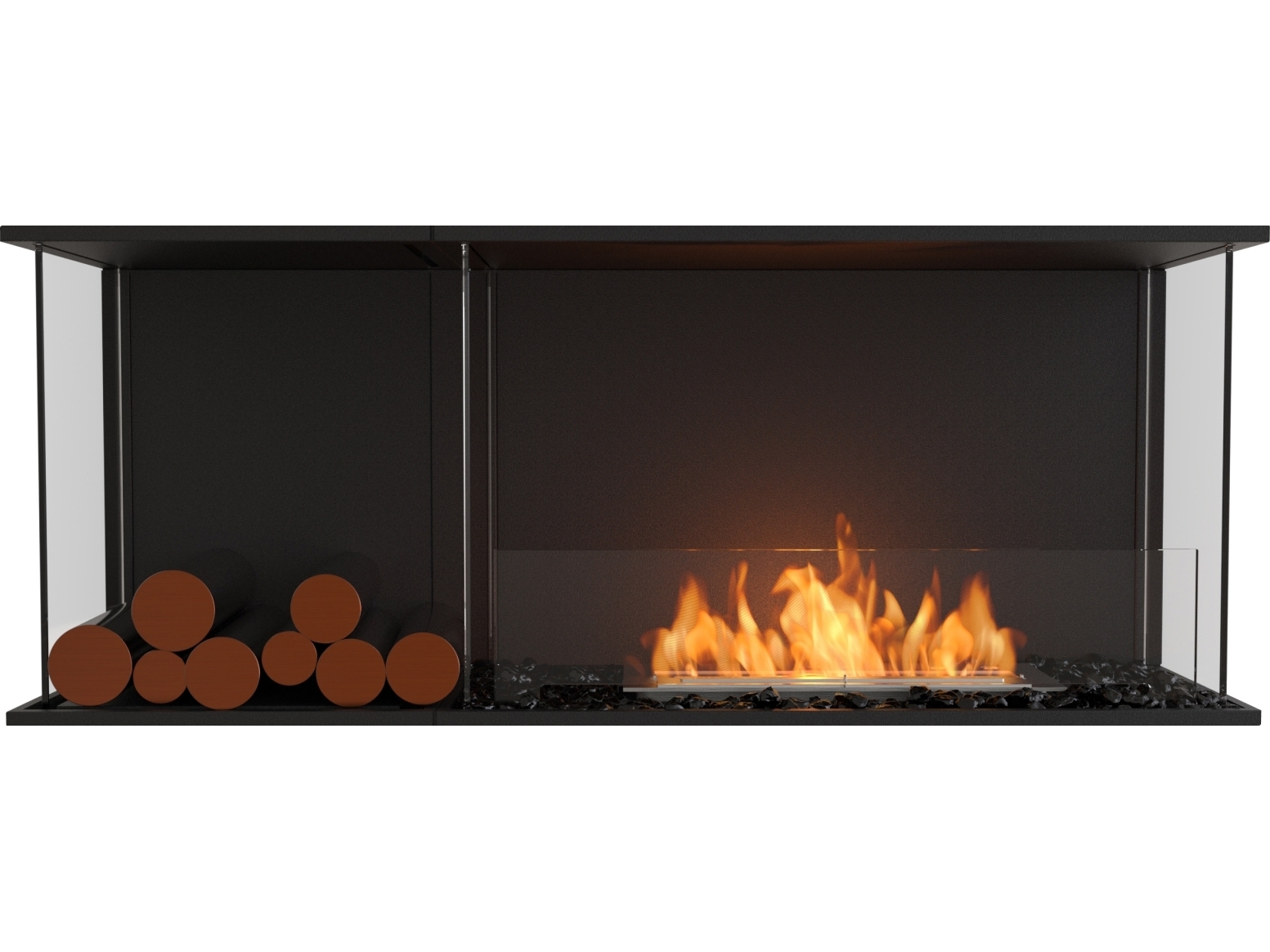 EcoSmart Fire Flex Fireboxes - Bay Fireplace | ECOESF.FX.50BY.BXL