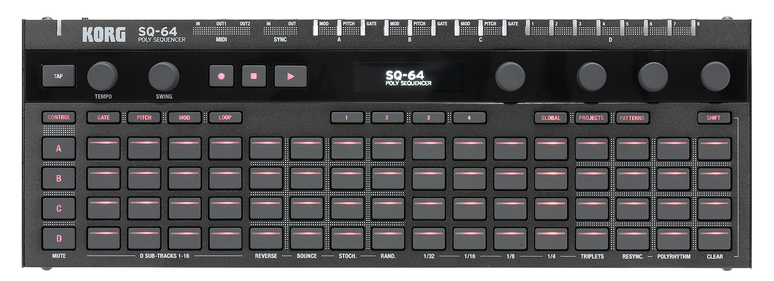 Korg SQ-64 | 新世代のハードウェア・シーケンサー | Digiland