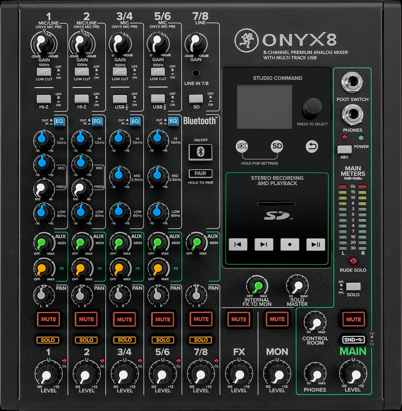 Mackie New Onyxシリーズ Onyx8 / 12 / 16 / 24 | 96kHz / 24-bit USB