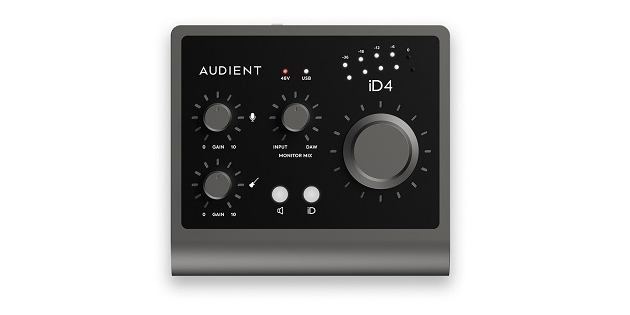 Audient iD4mkII | コンパクトな2in/2out USB 3 .0 対応オーディオ