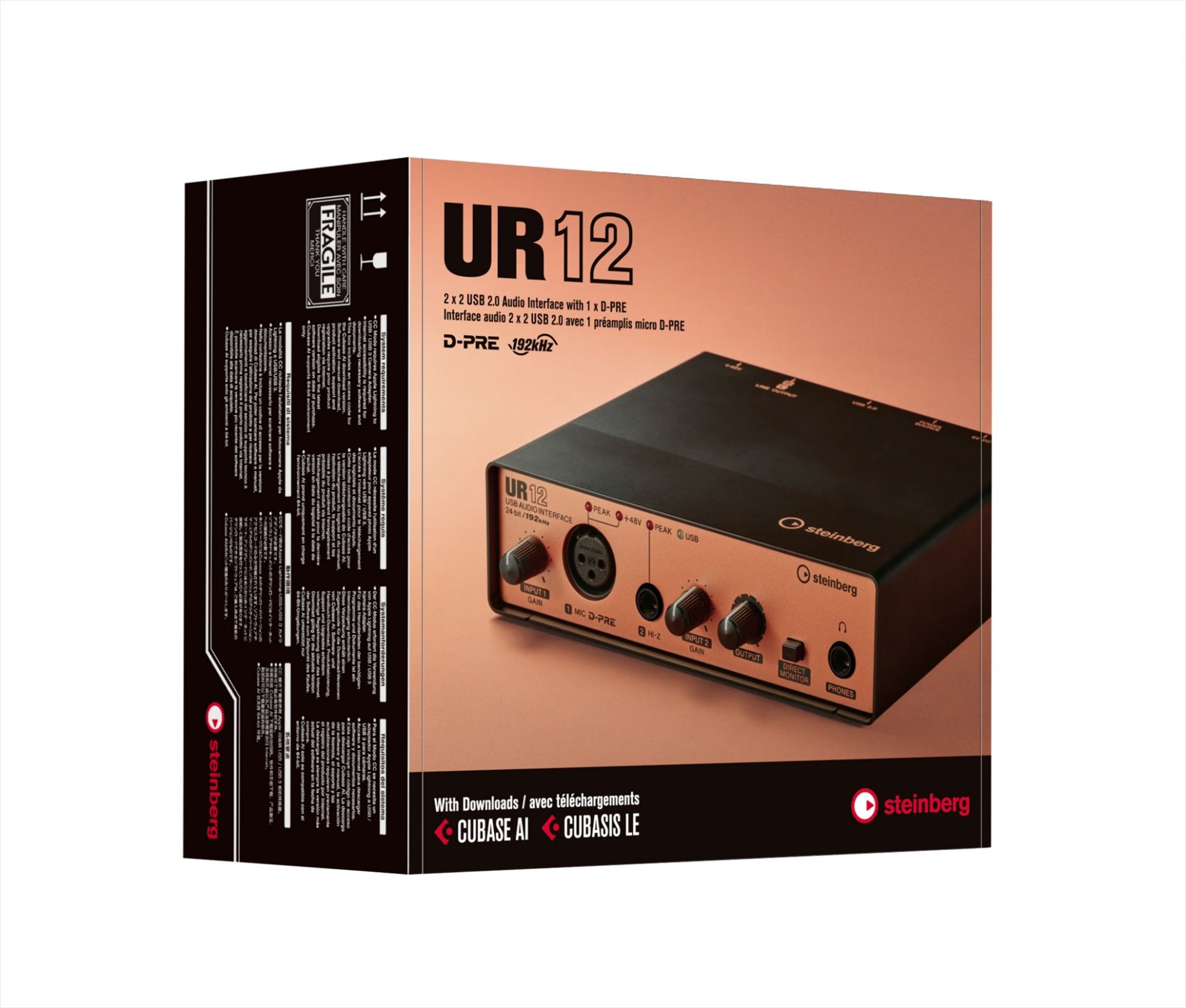 DTM・DAW steinberg UR12 Podcast Starter Pack UR12 Podcast Starter