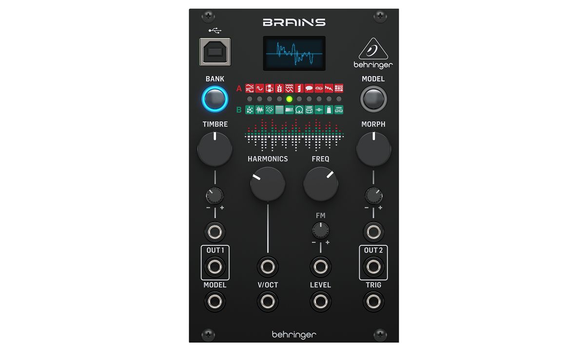 Behringer BRAINS | 20のシンセエンジンと有機ELオシロスコープを備え