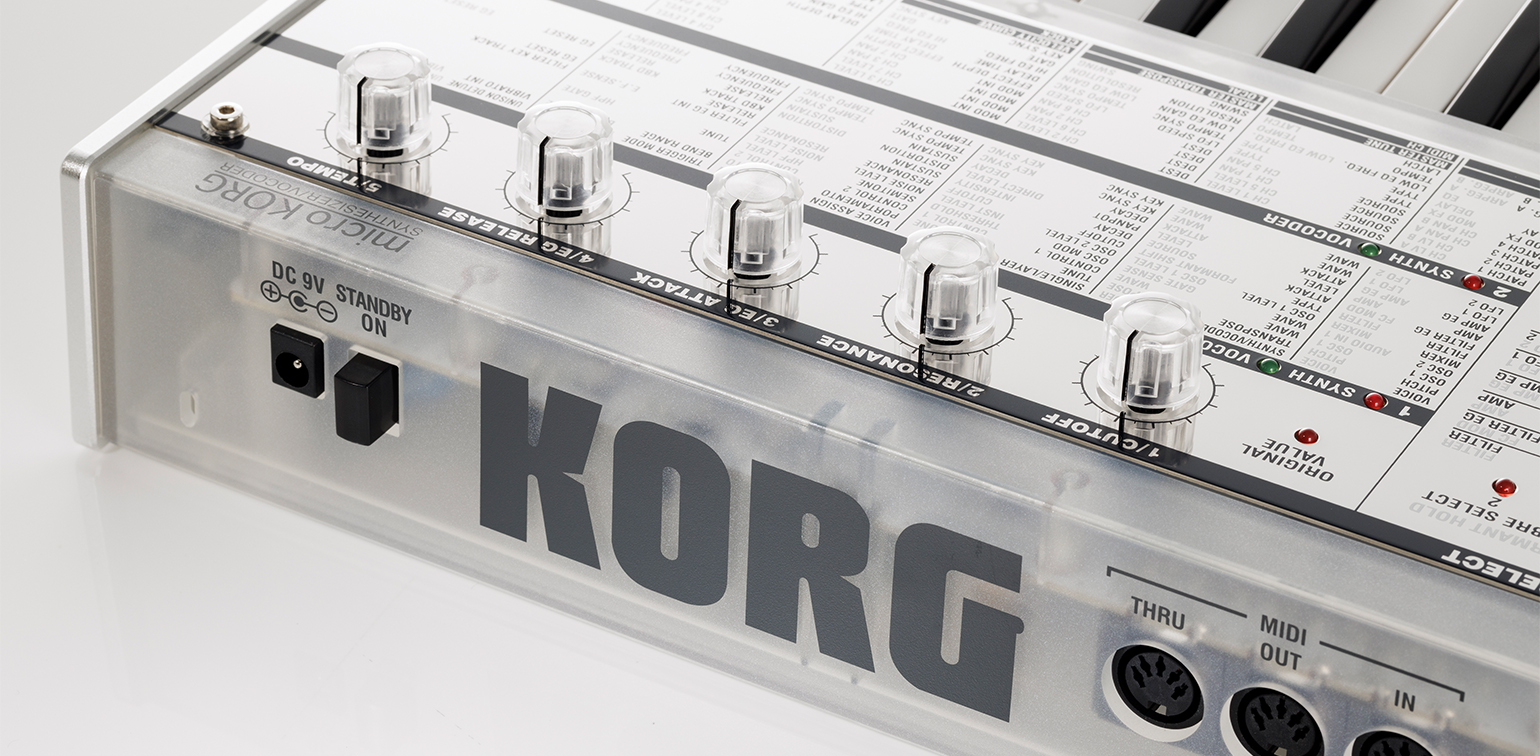 microKORG Crystal | シンセ＆ヴォコーダーの銘器20周年記念モデルが