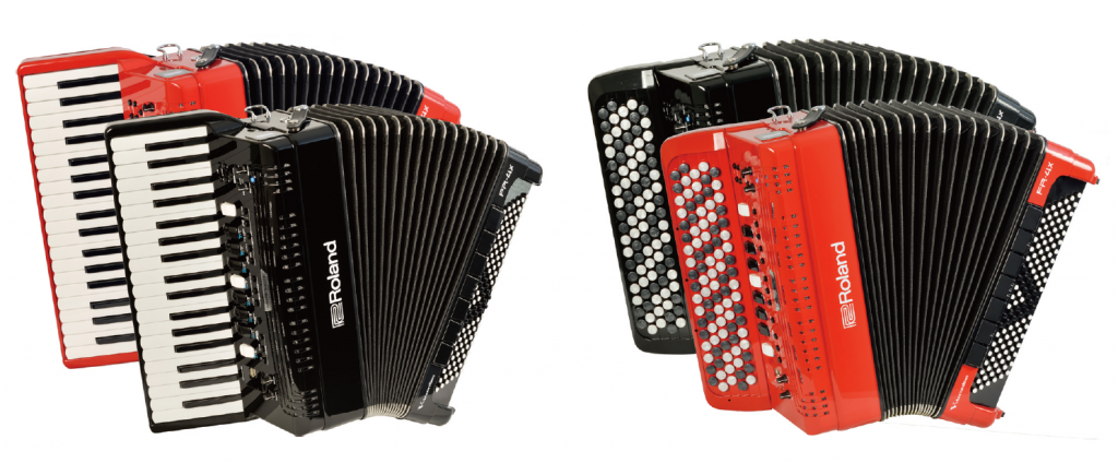 豊富な音色で幅広い演奏シーンに対応する V アコーディオン Roland FR