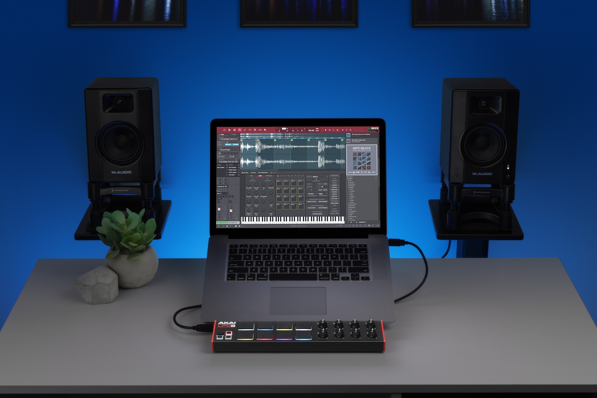 AKAI LPD8 mk2 | フィンガードラムに最適なMIDIパッド・コントローラー