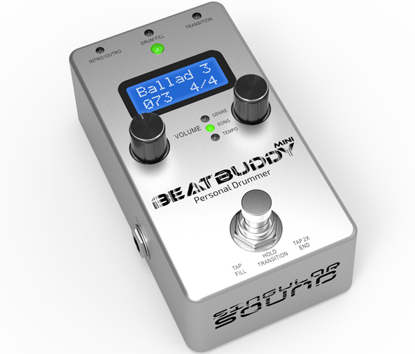 コンパクト・エフェクター型リズムマシン BeatBuddy Mini Drum Machine