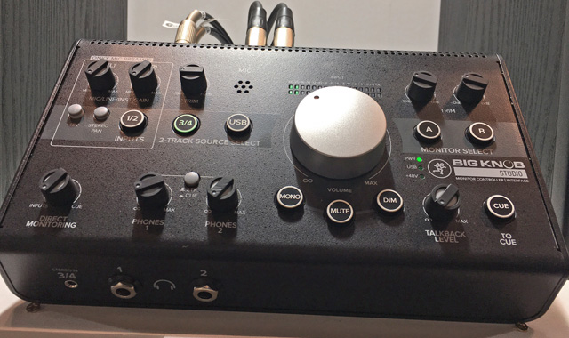 NAMM2017】Mackie「Big Knob Studio / Studio+ 」発表