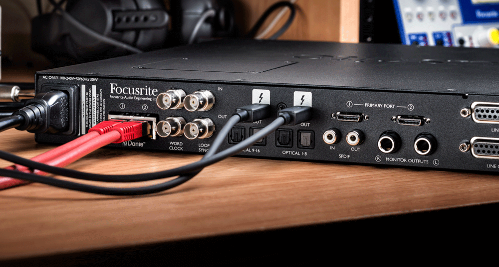 Focusrite Red 8Pre 発表！Dante接続可能Thunderbolt 2オーディオ