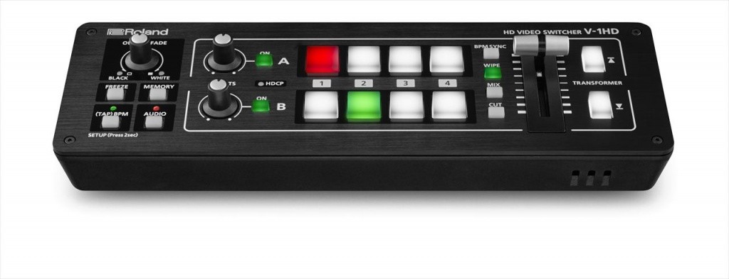 Roland V-1HD | 持ち運べる大きさの映像スイッチャー/ミキサー