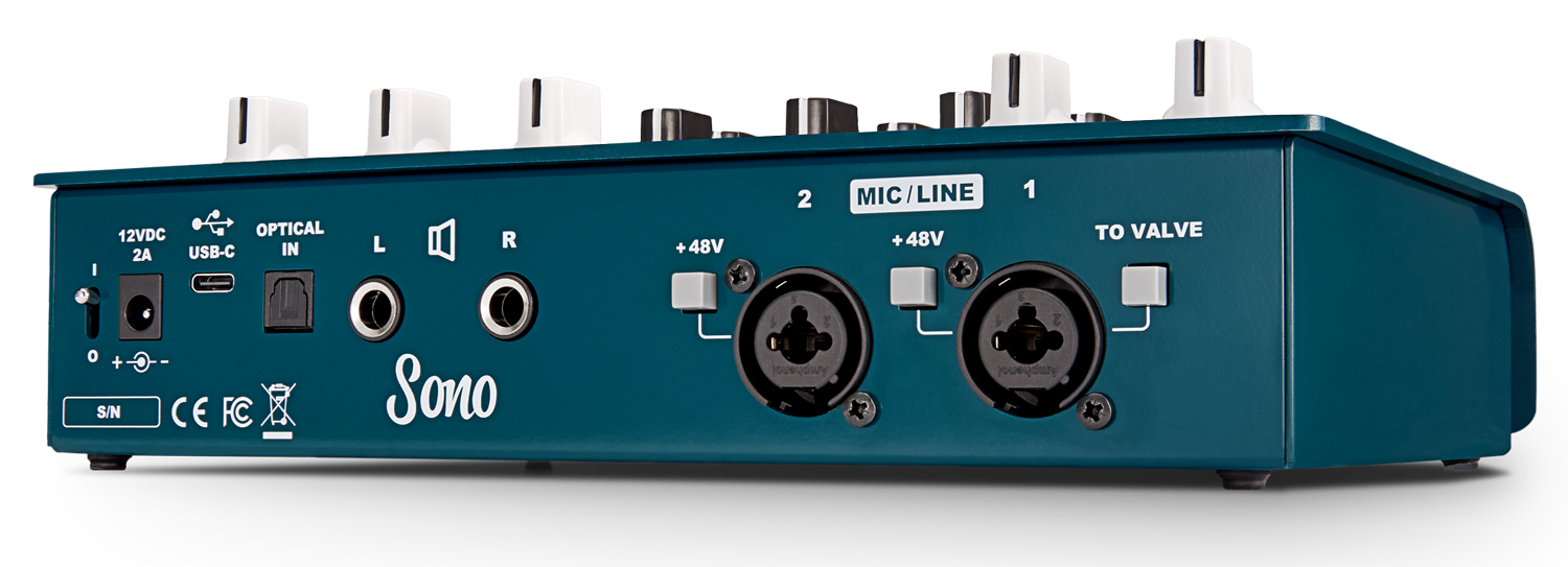 Audient Sono | アンプ＆キャビシミュレーター搭載！ギター録音のため