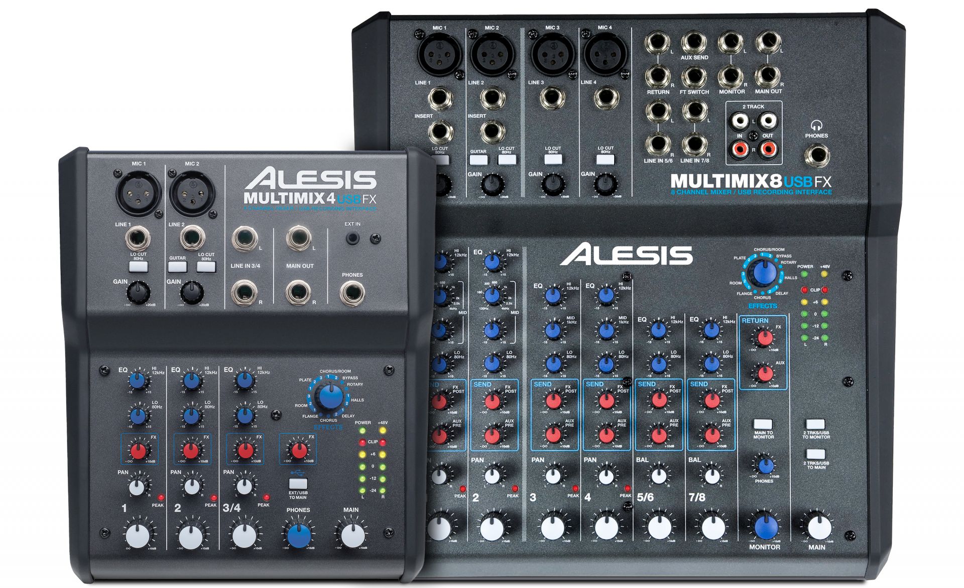 Alesis MultiMix USB FX シリーズ | エフェクト＆オーディオIF内蔵