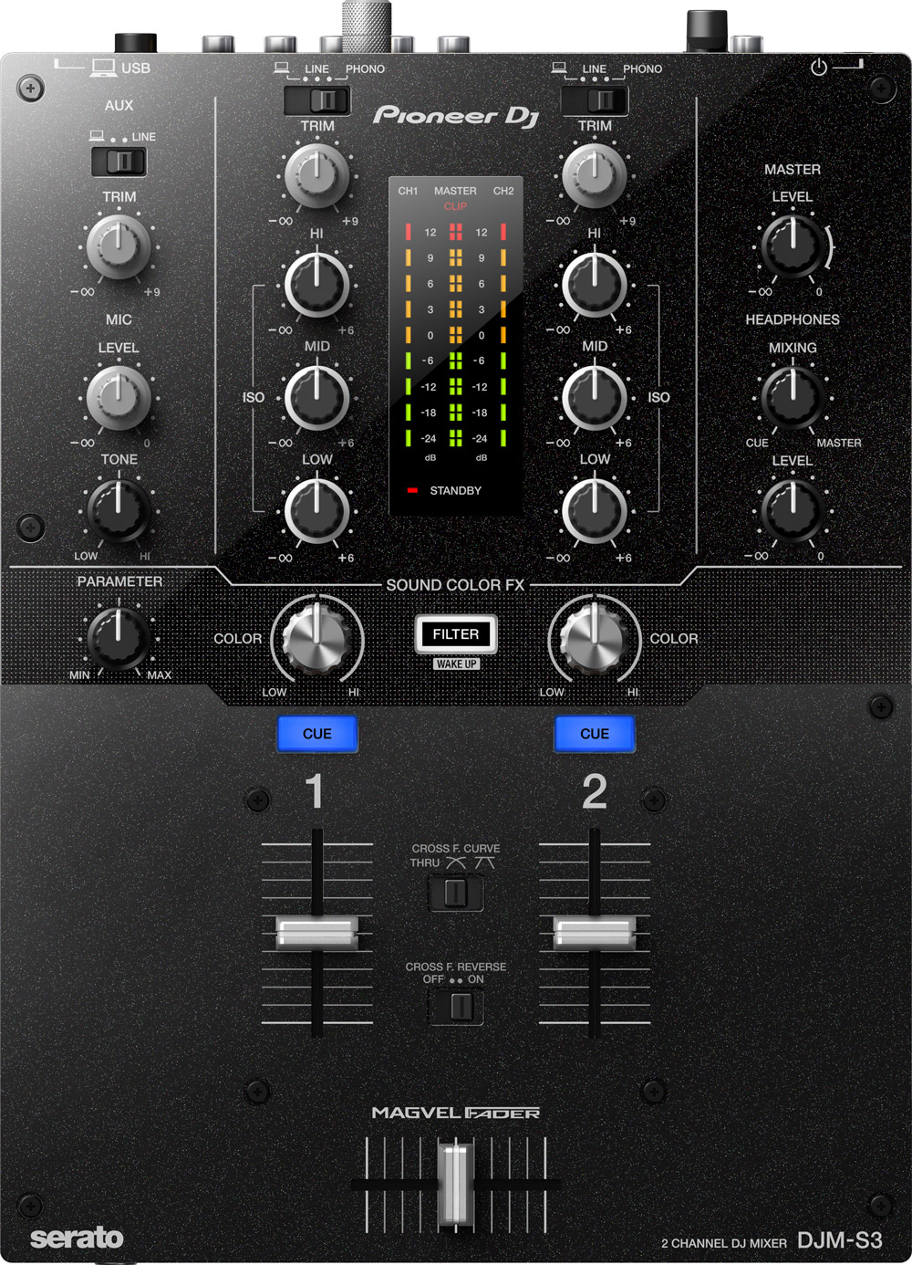 pioneer dj パイオニア DJM-300 ブラック フェーダーメンテナン