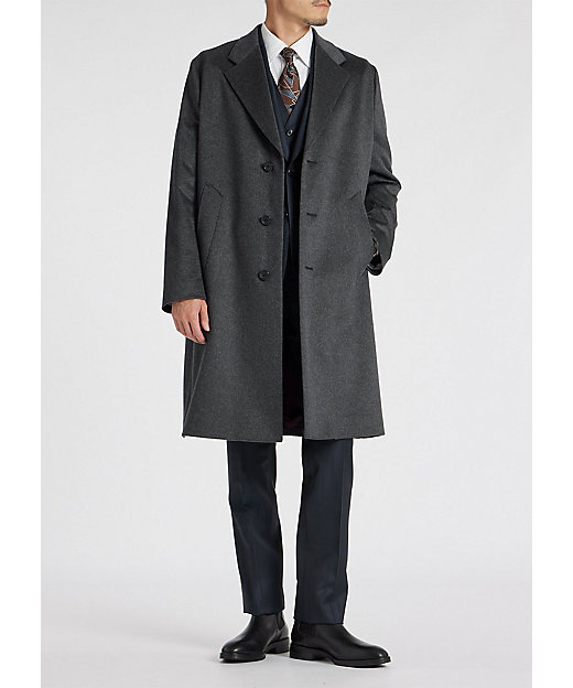 Paul Smith ポールスミス チェスターコート/L/カシミア100%/黒 PS Paul