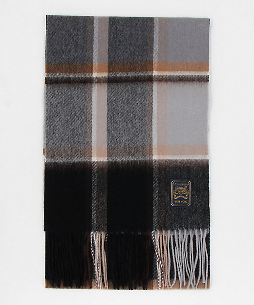 ファインウール チェック柄 マフラー（4782RM02） | COMME CA