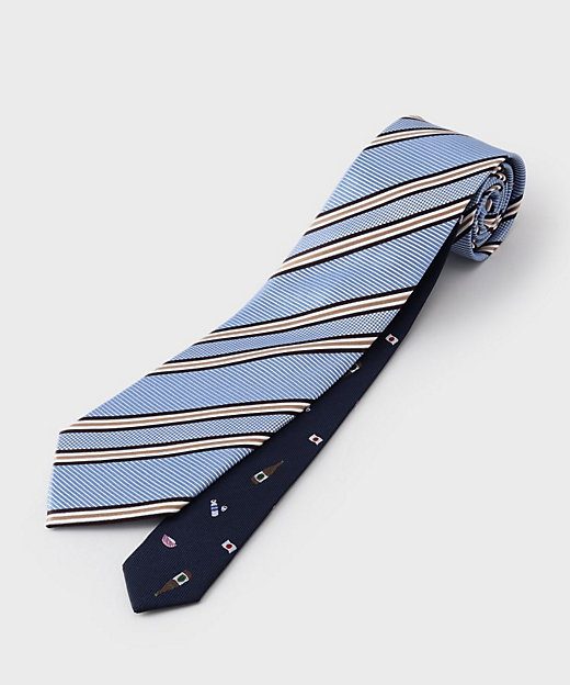 会話の増えるネクタイ】ベーシックストライプ チェンジタイ