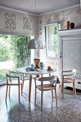 受注商品】スティールウッド チェア ウォルナット／ブラック