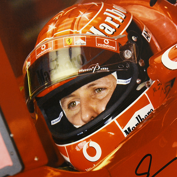 中津達 M シューマッハ & フェラーリ 2003 油彩画？ 中津達 M シューマッハ