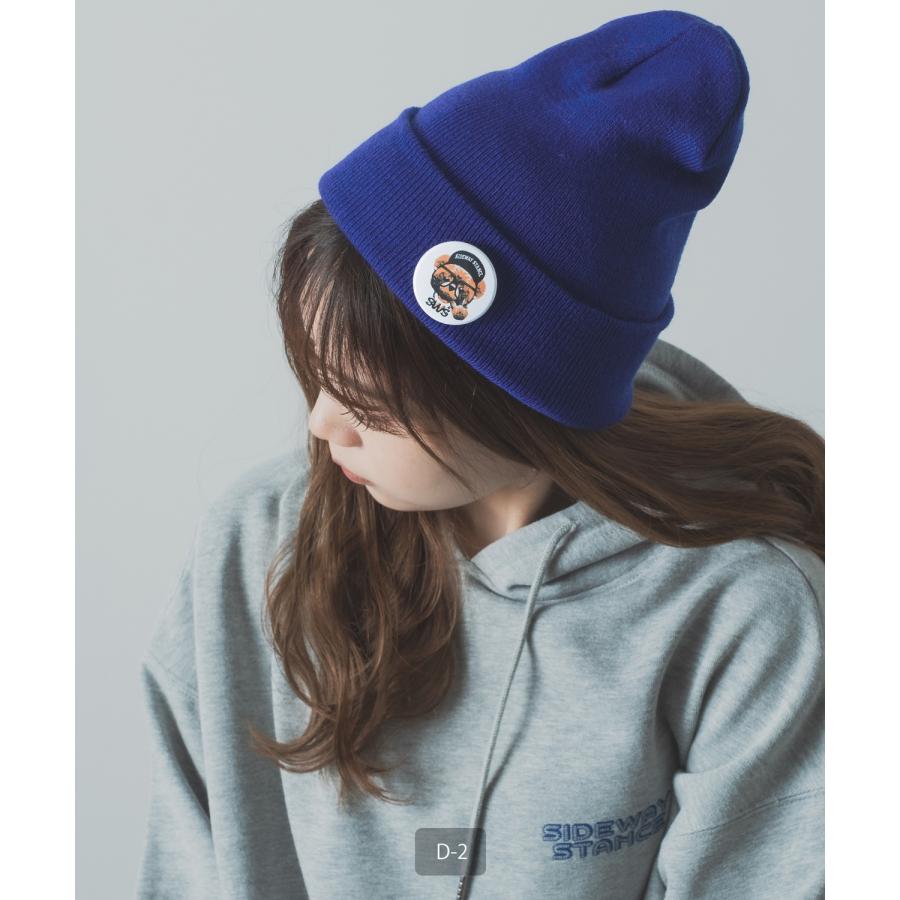 improves（インプローブス） 缶バッジ付き ニット帽 メンズ SIDEWAY