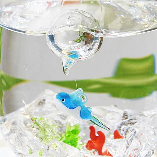 マンタ グッズ エイ 浮き玉 ガラス細工 ミニチュア インテリア 雑貨