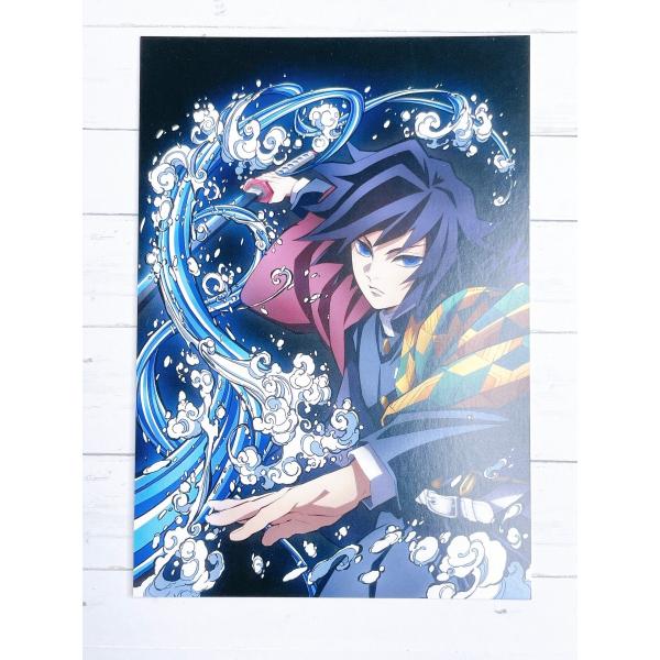 ☆ 鬼滅の刃 全集中展 限定 ポストカード メインビジュアル 富岡義勇