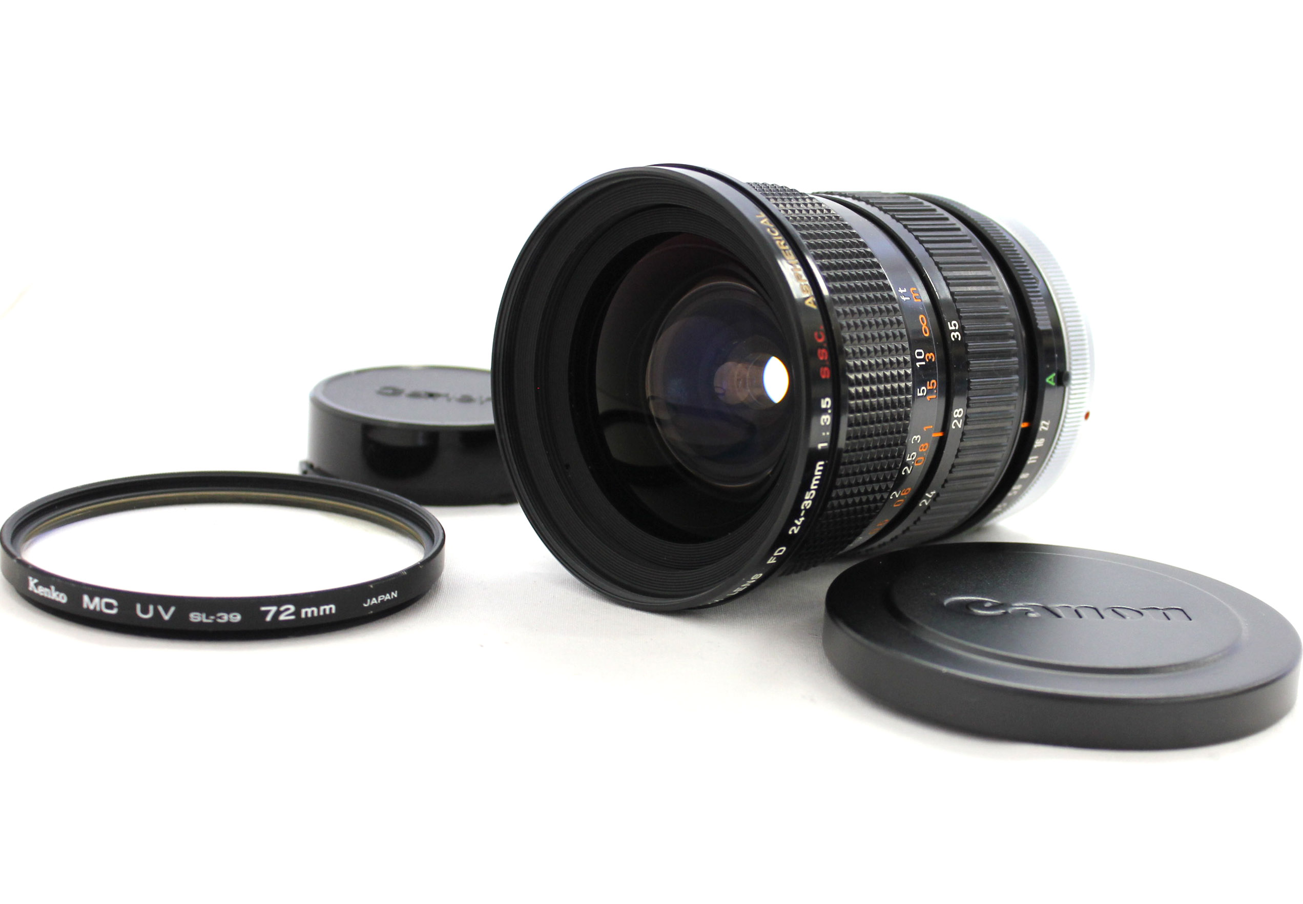 Canon FD 24-35mm f/3.5 ズームレンズ フードつき Canon FD 24-35mm f/3.5