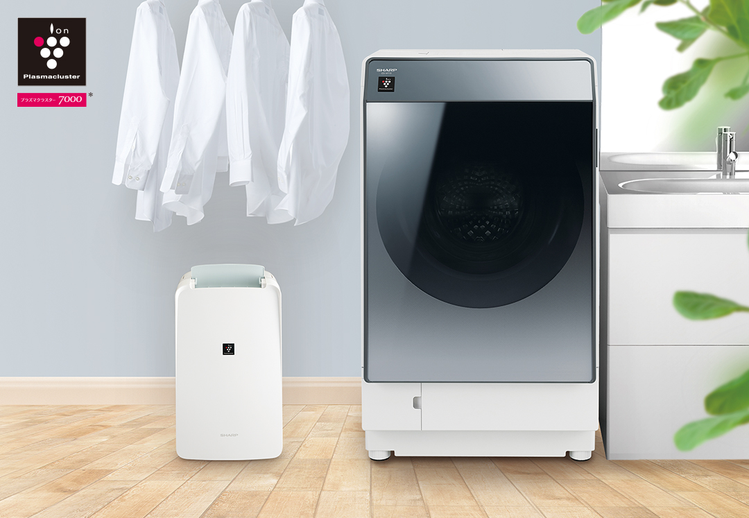 除湿機 SHARP CV-L180-W（2021年製） CV-L180-W 衣類乾燥除湿機